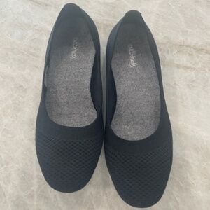 Allbirds Treebreezers Black Flats, Size 7